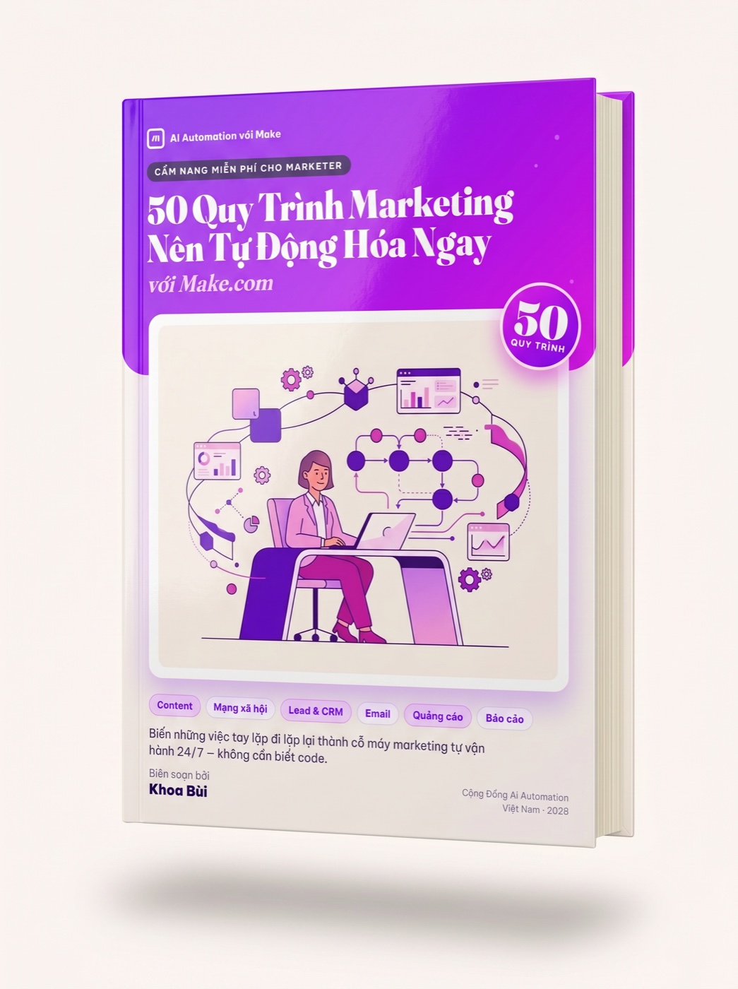 Cẩm nang 50 quy trình tự động hóa Make.com